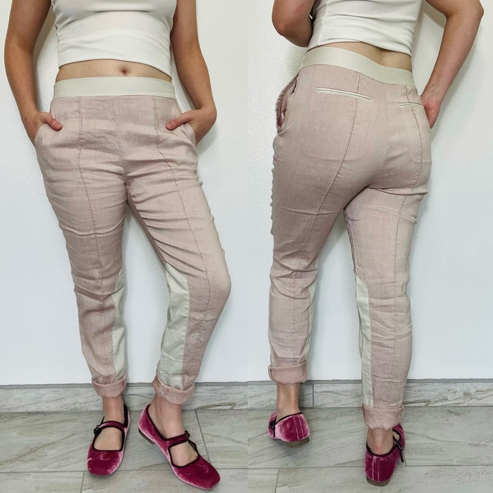 Ted Baker | Rare Light Pink Skinny Satin-Lined Pants
